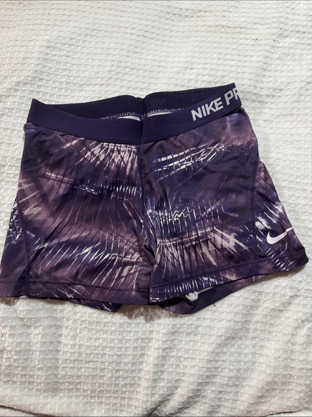 Nike Purple Tie-Dye Performance Shorts